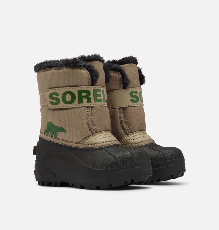 Sorel Çocuk Toddler Commander™ - Kar Botu Haki/Siyah - 756-GIJDVB